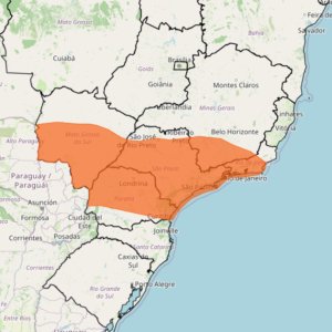 Cinco estados têm alerta de perigo para tempestades durante eleições