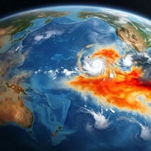 Super El Niño de 2026 se intensifica e chega perto de recorde histórico; na costa da América do Sul, as águas ficaram 4,5 °C acima do normal
