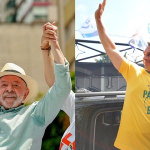 Na capital paulista, Lula tem 46,58% dos votos no 1º turno e Flávio, 42,13%
