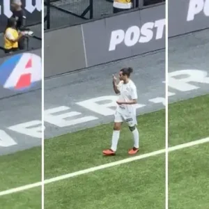 William Arão: Volante do Santos se machuca e provoca torcida do Atlético-MG