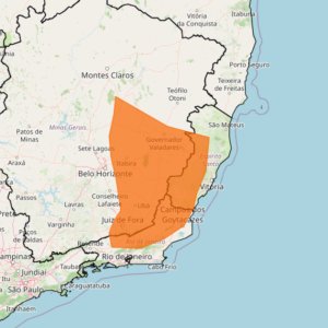 Sudeste em alerta para perigo de tempestade em áreas do RJ, MG e ES