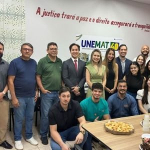 Unemat recebe equipamentos doados pelo MPMT para atendimento jurídico