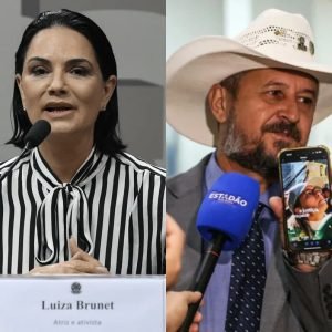Luiza Brunet critica Cattani após deputado dizer que filha não foi morta por ser mulher