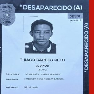 Projeto de MT que identifica desaparecidos é finalista em prêmio