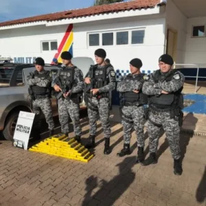 Polícia Militar apreende 45 quilos de substância análoga à cocaína em Nova Nazaré