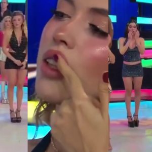 Apresentador chuta drone ao vivo e machuca modelo; veja o vídeo viralizado
