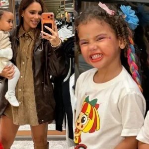 Bruna Biancardi mostra bagunça das filhas após ficarem sozinhas com Neymar