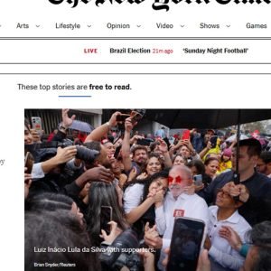Imprensa internacional destaca vitória histórica de Lula