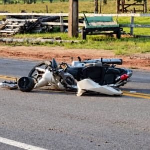 Motociclista morre após perder o controle ao passar por quebra-molas na MT-248