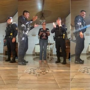 VÍDEO: moradora de MT liga para o 190 e ganha parabéns de policiais